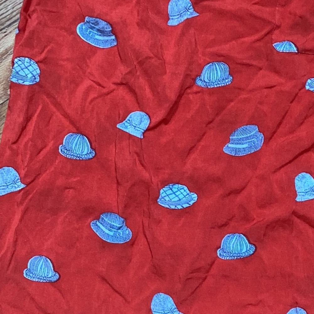 Maeve Anthropologie Printmaker Hat novelty top size 4 - Picture 3 of 9